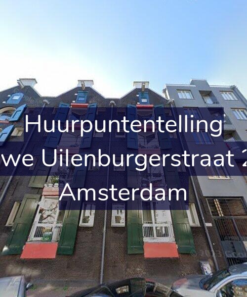 Foto gevel Huurpuntentelling voor Nieuwe Uilenburgerstraat 21-B, Amsterdam