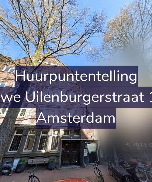 Foto gevel Huurpuntentelling voor Nieuwe Uilenburgerstraat 12-B, Amsterdam