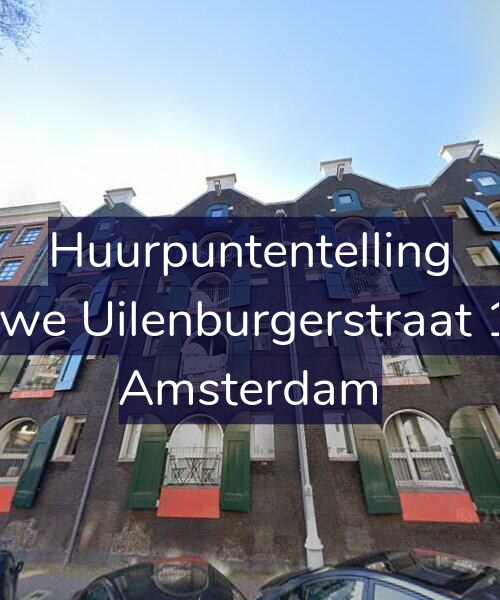 Foto gevel Huurpuntentelling voor Nieuwe Uilenburgerstraat 15-N, Amsterdam
