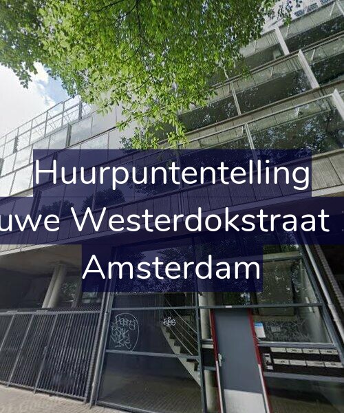 Foto gevel Huurpuntentelling voor Nieuwe Westerdokstraat 106, Amsterdam