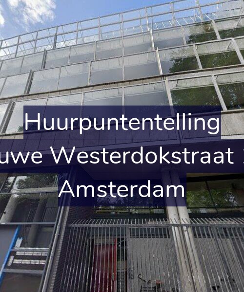 Foto gevel Huurpuntentelling voor Nieuwe Westerdokstraat 160, Amsterdam