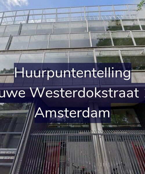 Foto gevel Huurpuntentelling voor Nieuwe Westerdokstraat 154, Amsterdam