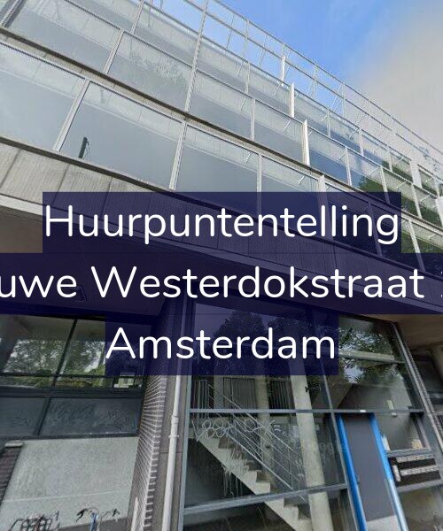 Foto gevel Huurpuntentelling voor Nieuwe Westerdokstraat 190, Amsterdam