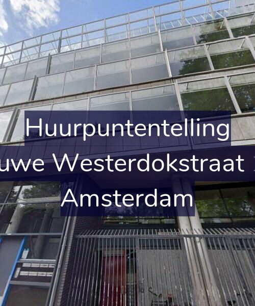 Foto gevel Huurpuntentelling voor Nieuwe Westerdokstraat 164, Amsterdam