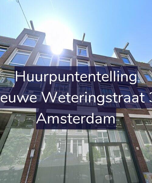 Foto gevel Huurpuntentelling voor Nieuwe Weteringstraat 37, Amsterdam