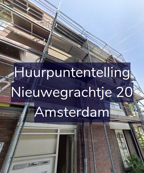 Foto gevel Huurpuntentelling voor Nieuwegrachtje 20, Amsterdam