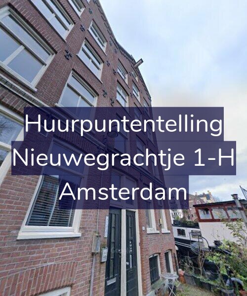 Foto gevel Huurpuntentelling voor Nieuwegrachtje 1-H, Amsterdam
