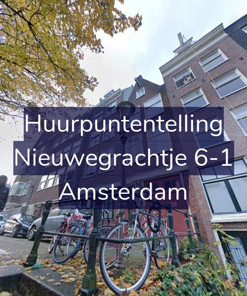 Foto gevel Huurpuntentelling voor Nieuwegrachtje 6-1, Amsterdam
