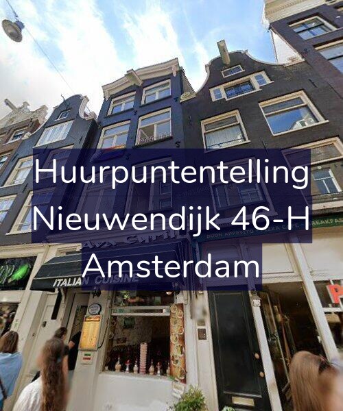 Foto gevel Huurpuntentelling voor Nieuwendijk 46-H, Amsterdam