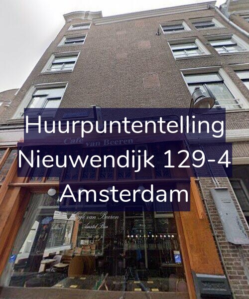 Foto gevel Huurpuntentelling voor Nieuwendijk 129-4, Amsterdam