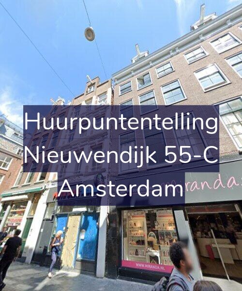 Foto gevel Huurpuntentelling voor Nieuwendijk 55-C, Amsterdam