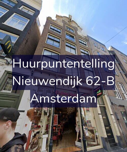 Foto gevel Huurpuntentelling voor Nieuwendijk 62-B, Amsterdam