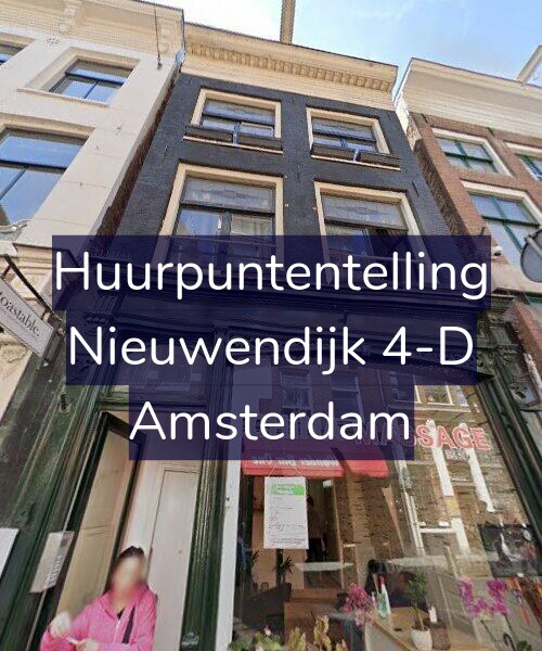 Foto gevel Huurpuntentelling voor Nieuwendijk 4-D, Amsterdam