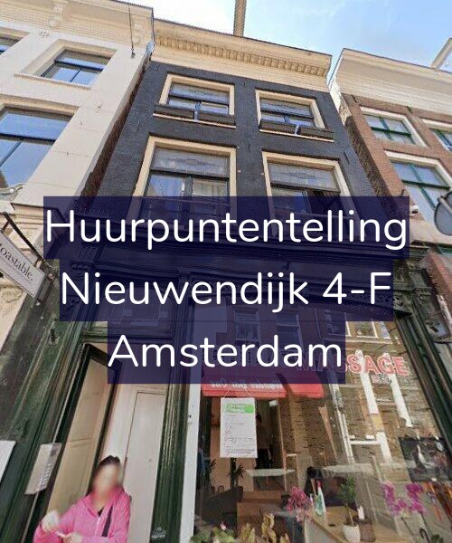 Foto gevel Huurpuntentelling voor Nieuwendijk 4-F, Amsterdam
