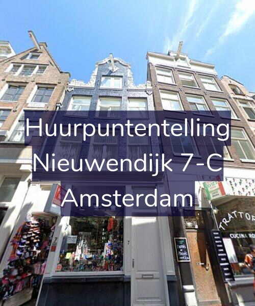 Foto gevel Huurpuntentelling voor Nieuwendijk 7-C, Amsterdam
