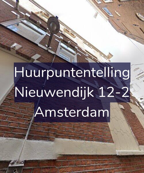 Foto gevel Huurpuntentelling voor Nieuwendijk 12-2, Amsterdam