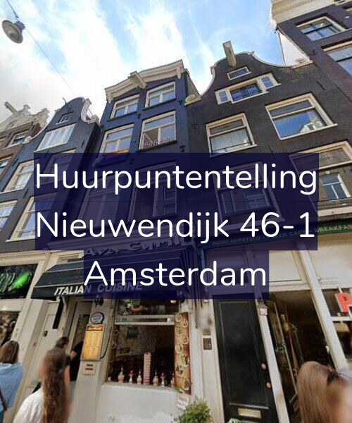 Foto gevel Huurpuntentelling voor Nieuwendijk 46-1, Amsterdam