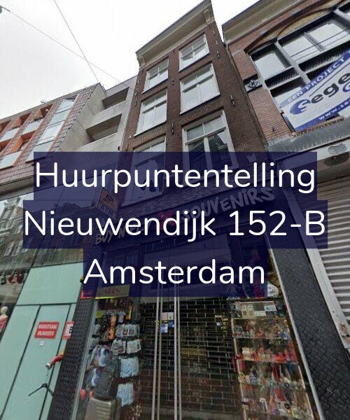 Foto gevel Huurpuntentelling voor Nieuwendijk 152-B, Amsterdam