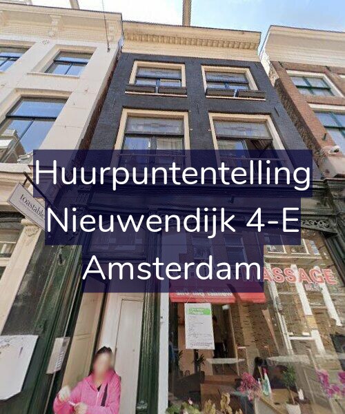 Foto gevel Huurpuntentelling voor Nieuwendijk 4-E, Amsterdam