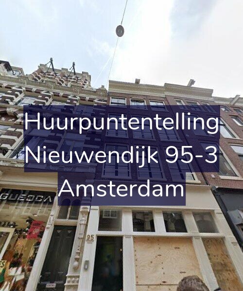 Foto gevel Huurpuntentelling voor Nieuwendijk 95-3, Amsterdam