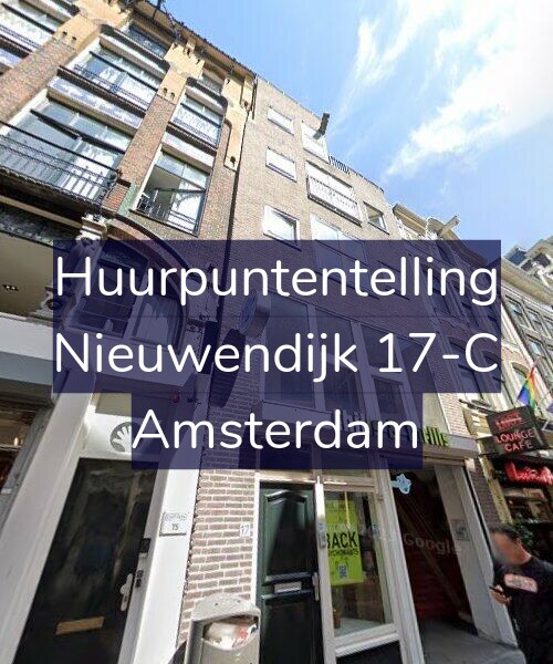 Foto gevel Huurpuntentelling voor Nieuwendijk 17-C, Amsterdam