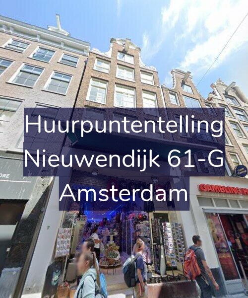 Foto gevel Huurpuntentelling voor Nieuwendijk 61-G, Amsterdam