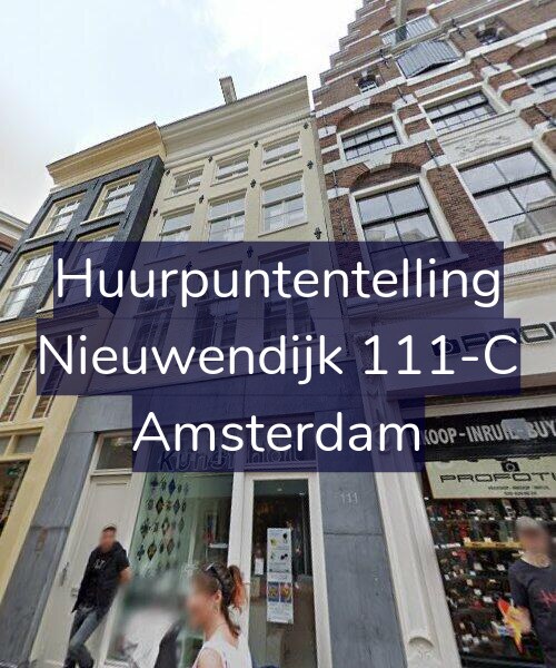 Foto gevel Huurpuntentelling voor Nieuwendijk 111-C, Amsterdam