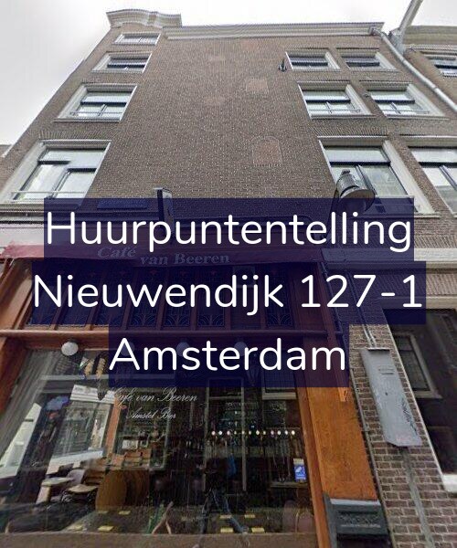 Foto gevel Huurpuntentelling voor Nieuwendijk 127-1, Amsterdam