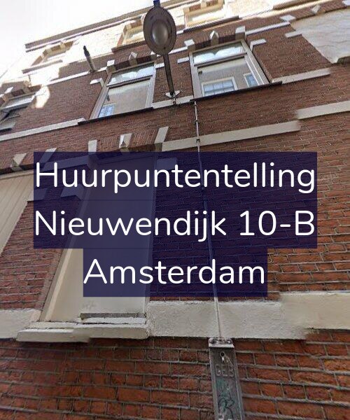 Foto gevel Huurpuntentelling voor Nieuwendijk 10-B, Amsterdam