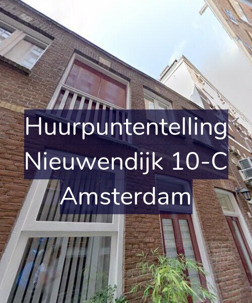 Foto gevel Huurpuntentelling voor Nieuwendijk 10-C, Amsterdam