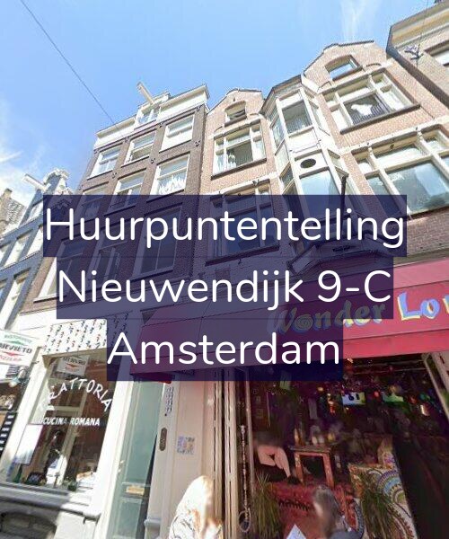 Foto gevel Huurpuntentelling voor Nieuwendijk 9-C, Amsterdam
