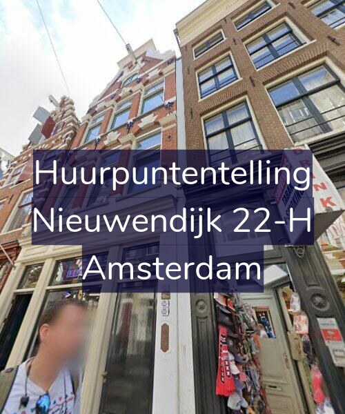 Foto gevel Huurpuntentelling voor Nieuwendijk 22-H, Amsterdam