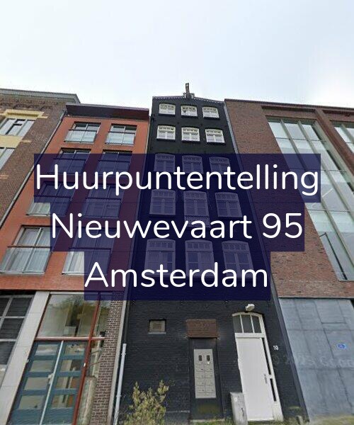 Foto gevel Huurpuntentelling voor Nieuwevaart 95, Amsterdam