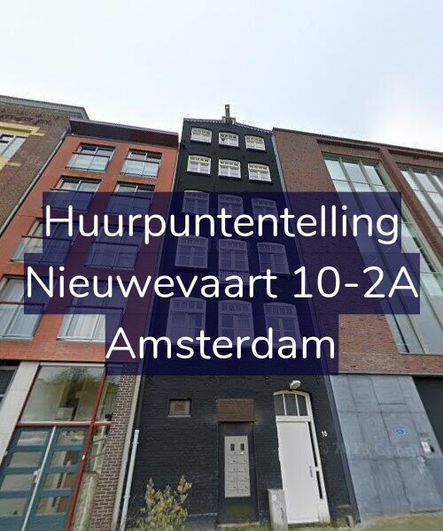 Foto gevel Huurpuntentelling voor Nieuwevaart 10-2A, Amsterdam