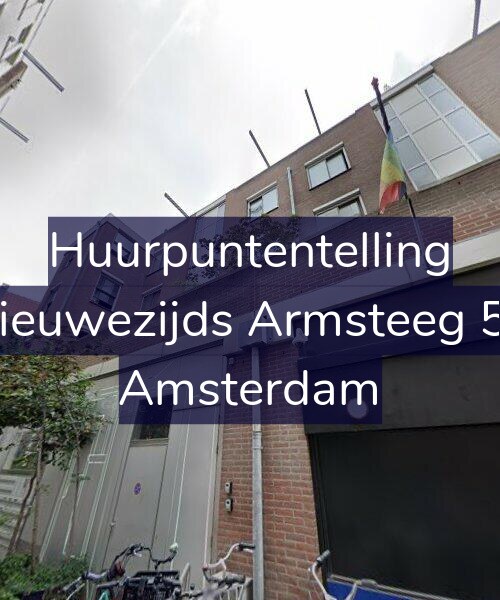 Foto gevel Huurpuntentelling voor Nieuwezijds Armsteeg 51, Amsterdam