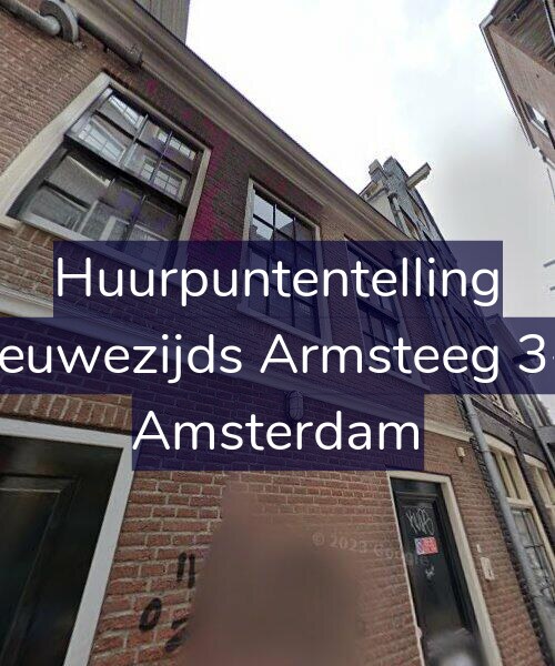 Foto gevel Huurpuntentelling voor Nieuwezijds Armsteeg 3-A, Amsterdam