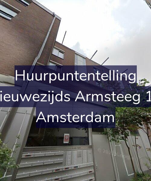Foto gevel Huurpuntentelling voor Nieuwezijds Armsteeg 19, Amsterdam