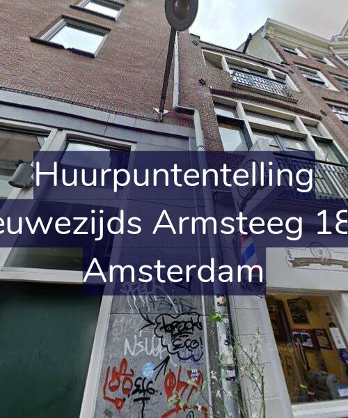 Foto gevel Huurpuntentelling voor Nieuwezijds Armsteeg 18-A, Amsterdam