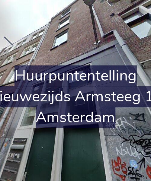 Foto gevel Huurpuntentelling voor Nieuwezijds Armsteeg 12, Amsterdam