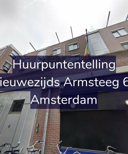 Foto gevel Huurpuntentelling voor Nieuwezijds Armsteeg 69, Amsterdam