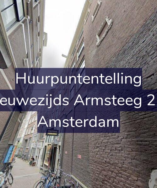 Foto gevel Huurpuntentelling voor Nieuwezijds Armsteeg 2-C, Amsterdam