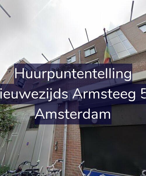 Foto gevel Huurpuntentelling voor Nieuwezijds Armsteeg 59, Amsterdam