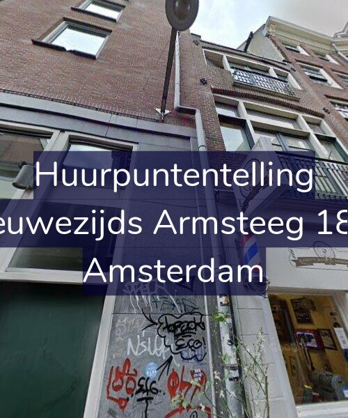 Foto gevel Huurpuntentelling voor Nieuwezijds Armsteeg 18-C, Amsterdam