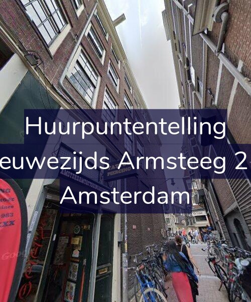 Foto gevel Huurpuntentelling voor Nieuwezijds Armsteeg 2-A, Amsterdam