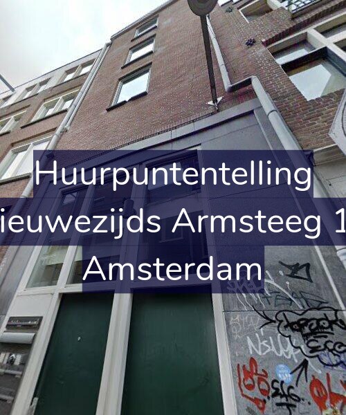 Foto gevel Huurpuntentelling voor Nieuwezijds Armsteeg 14, Amsterdam