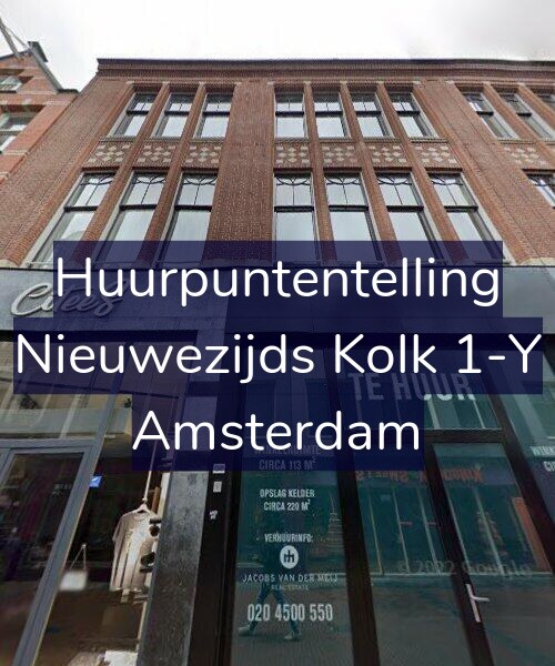 Foto gevel Huurpuntentelling voor Nieuwezijds Kolk 1-Y, Amsterdam