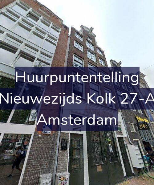 Foto gevel Huurpuntentelling voor Nieuwezijds Kolk 27-A, Amsterdam