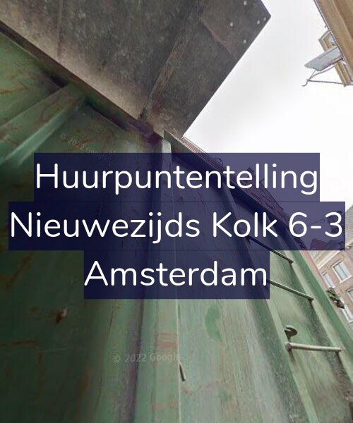 Foto gevel Huurpuntentelling voor Nieuwezijds Kolk 6-3, Amsterdam