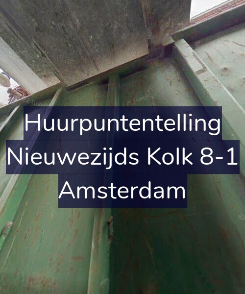 Foto gevel Huurpuntentelling voor Nieuwezijds Kolk 8-1, Amsterdam
