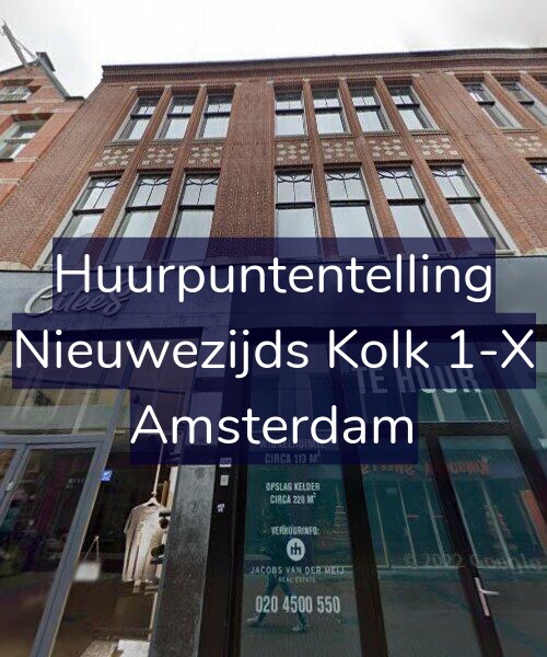 Foto gevel Huurpuntentelling voor Nieuwezijds Kolk 1-X, Amsterdam